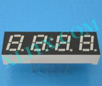 Blue 7 Segment Display LED 7-Segment 0.28" 4-Digit Four Common Anode CA
