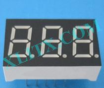Blue 7 Segment Display LED 7-Segment 0.36" 3-Digit Three Common Anode CA