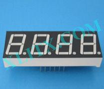 Orange Seven Segment LED Display 0.56 inch 0.56" Four Digit 4 Common Anode