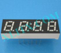 Red Ultra Bright LED 7 Segment Display 0.28 inch Four Digit Common Anode CA