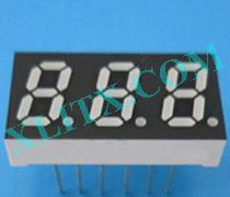 Red Ultra Bright LED 7 Segment Display 0.31 inch Three Digit Common Anode CA