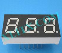 Red Ultra Bright LED 7 Segment Display 0.4 inch 0.4" Three Digit Common Anode CA 0.40inch