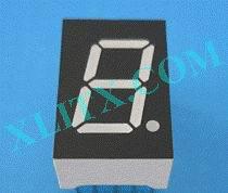 Red Ultra Bright LED 7 Segment Display 0.50 inch 0.5 Single Digit Common Anode CA
