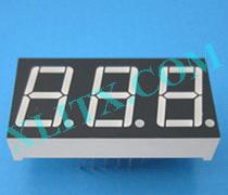 Red Ultra Bright LED 7 Segment Display 0.56 inch Three Digit Common Anode CA