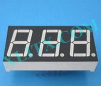 White 7seg Display Seven Segment LED 0.56 inch 0.56" 3 Digit Three CA CC
