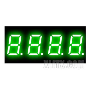 4042AGG - 0.40-inch Green 4-Digit CC LED 7-Segment Display