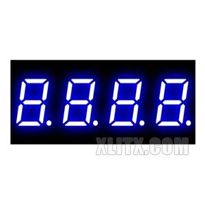 4042BB - 0.40-inch Blue 4-Digit CA LED 7-Segment Display