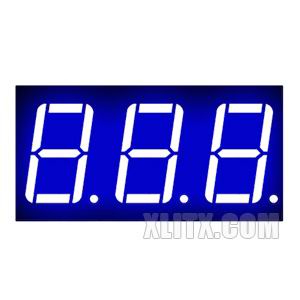 5361BB - 0.56-inch Blue 3-Digit CA LED 7-Segment Display