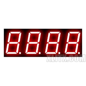 8041AS - 0.80-inch Red 4-Digit CC LED 7-Segment Display