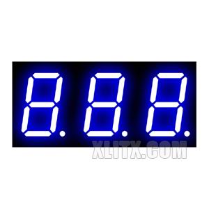 8301BB - 0.80-inch Blue 3-Digit CA LED 7-Segment Display