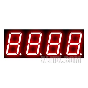 8401BS - 0.80-inch Red 4-Digit CA LED 7-Segment Display