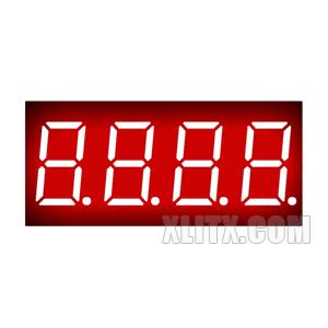CL3641BH - 0.36-inch Red 4-Digit CA LED 7-Segment Display