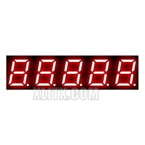 CL3951BH - 0.39-inch Red 5-Digit CA LED 7-Segment Display