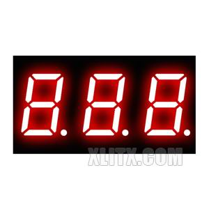 CL4031BH - 0.40-inch Red 3-Digit CA LED 7-Segment Display