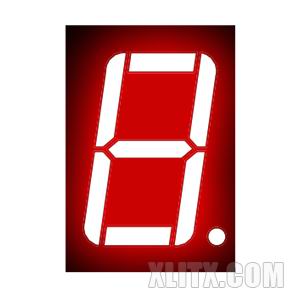 CL5611BH - 0.56-inch Red 1-Digit CA LED 7-Segment Display