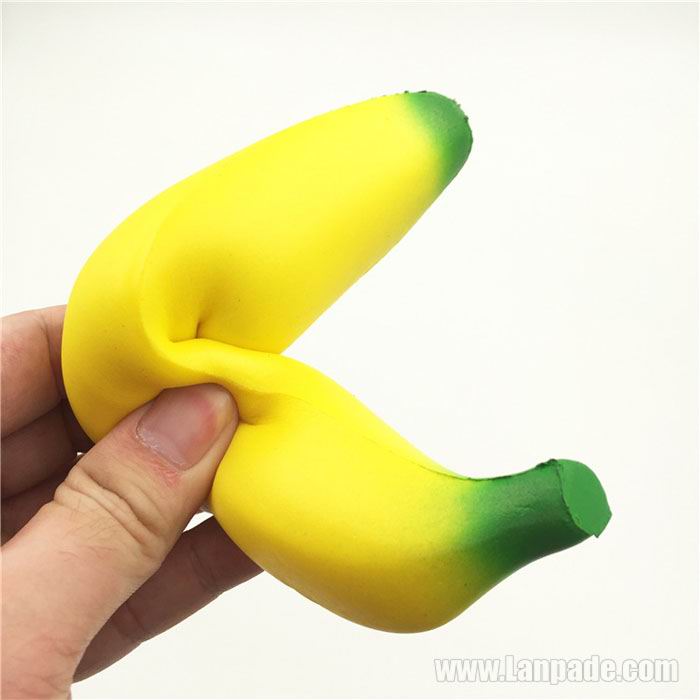 Banana Squishy Imitation Fidget Toy Squishies Squeeze Gift Fragrance Scented Jumbo Lively Decoration Phone Strap Free Shipping