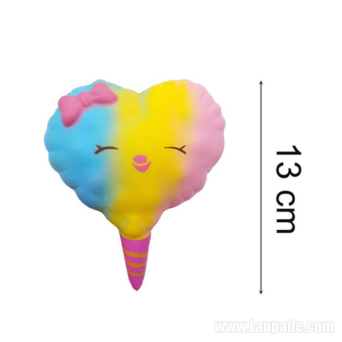 Cotton Candy Squishy Colorful Squishies Slow Rising Kawaii Jumbo Phone Pendant C DHL Free Shipping