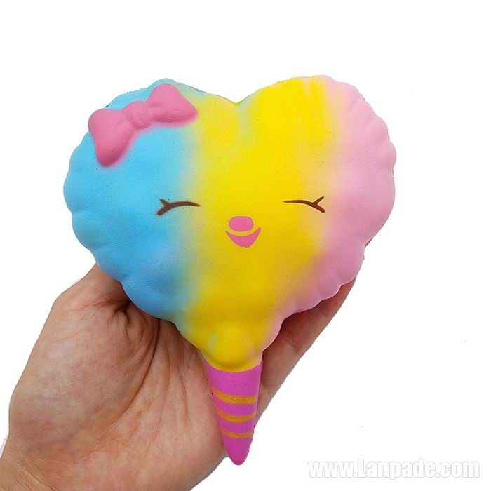 Cotton Candy Squishy Colorful Squishies Slow Rising Kawaii Jumbo Phone Pendant C DHL Free Shipping