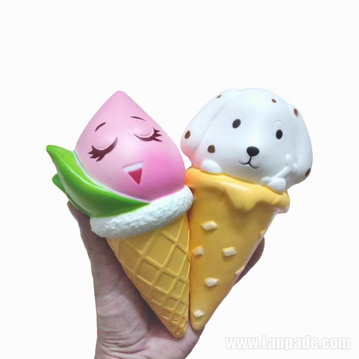 Ice Cream Squishies Unicorn Squishy Slow Rising Dog Bear Peach Icecream Phone Pendant DHL Free Shipping