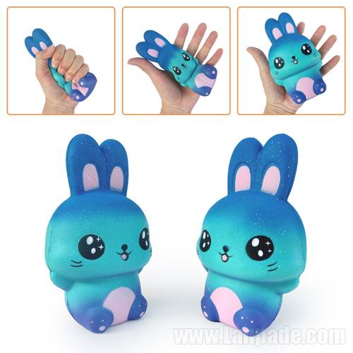 Blue Rabbit Squishy Kawaii Galaxy Bunny Slow Rising Squishies Toys R A DHL Free Shipping