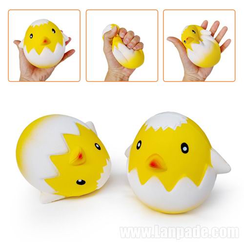 Chick Hatching Squishy Yellow Chicken In Egg Big Slow Rising Jumbo Squishies Toys DHL Free Shipping
