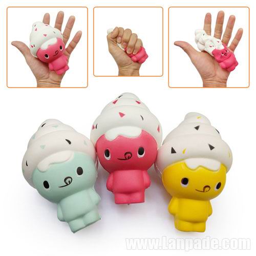 Squishies Doll Ice Cream Kawaii Squishy Scented Spicy Slow Rising Squeeze Toys DHL Free Shipping