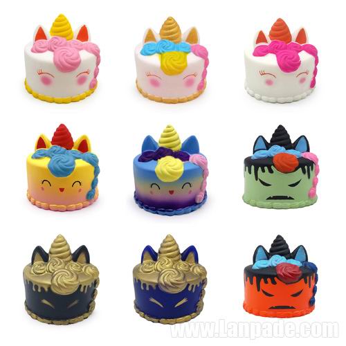 Unicorn Cake Squishy Kawaii Pink Squishies Toys Slow Rising Scented Food DHL Free Shipping