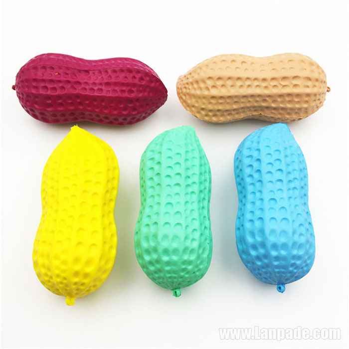 Peanut Squishies Toy Jumbo Earthpea Big Squishy Groundnut Large Spicy Slow Rising DHL Free Shipping