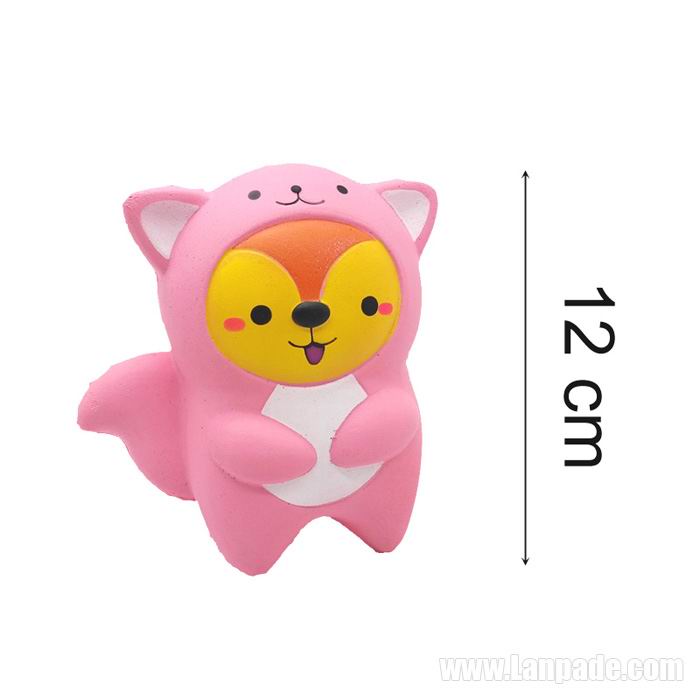 Squirrel Squishies Kawaii Animal Squishy Slow Rising White Pink S Phone Pendant DHL Free Shipping