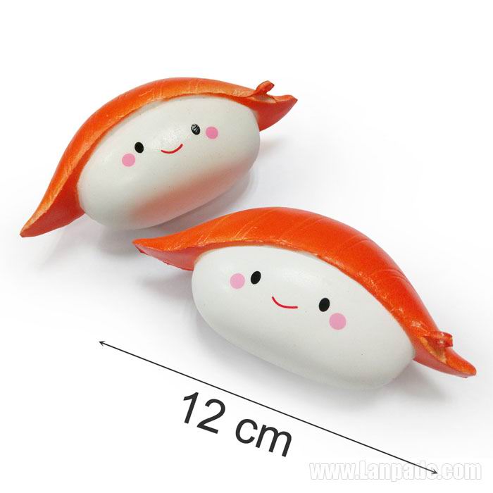 Squishy Salmon Sushi Japan Squishies Food Slow Rising Kawaii Japanese Imitation Toy DHL Free Shipping