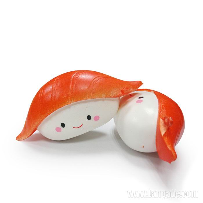 Squishy Salmon Sushi Japan Squishies Food Slow Rising Kawaii Japanese Imitation Toy DHL Free Shipping